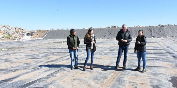 Última etapa de la obra de la nueva celda del Relleno Sanitario