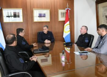 Castellano recibió a autoridades de la Policía Federal Argentina