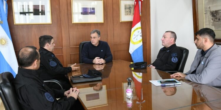 Castellano recibió a autoridades de la Policía Federal Argentina