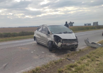 Rafaelino protagonizó un accidente en la Autopista RN 34