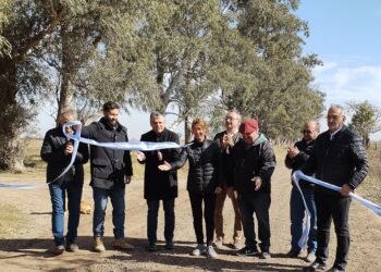 Habilitaron mejoras en caminos rurales de Aldao