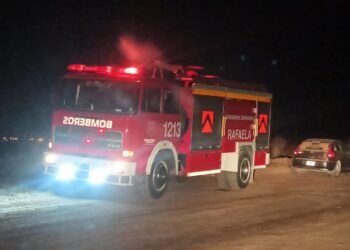 Barrio Antártida: rescataron a un novillito que quedó atrapado en un pozo