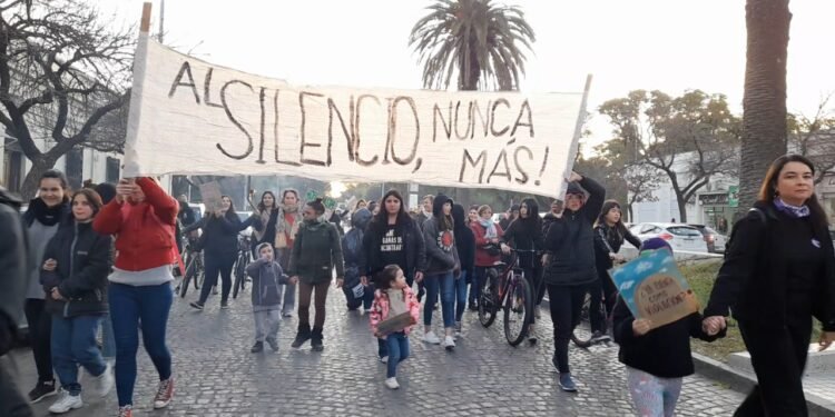 Rafaela también marchó en la jornada de #NiUnaMenos