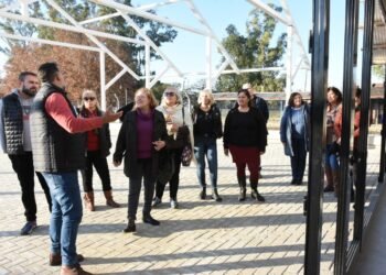 Vecinos recorrieron las obras del Centro Recreativo La Estaciòn