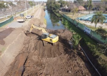 Avanzan los trabajos en el entubado del canal Sur