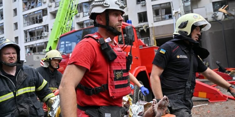 Rusia bombardeó Kiev antes de la cumbre del G7 y avanza en el este de Ucrania