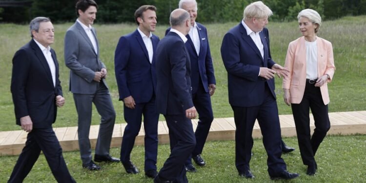 El G7 abre la cumbre sobre Ucrania en busca de unidad frente a Rusia