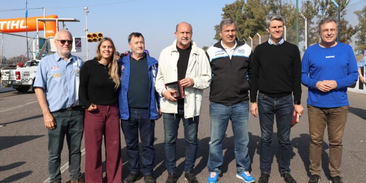 Perotti acompañó el evento del TC 2000 en Rafaela