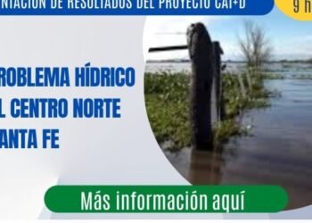 CARSFE invita a una Jornada sobre temas hídricos del centro-norte de la provincia