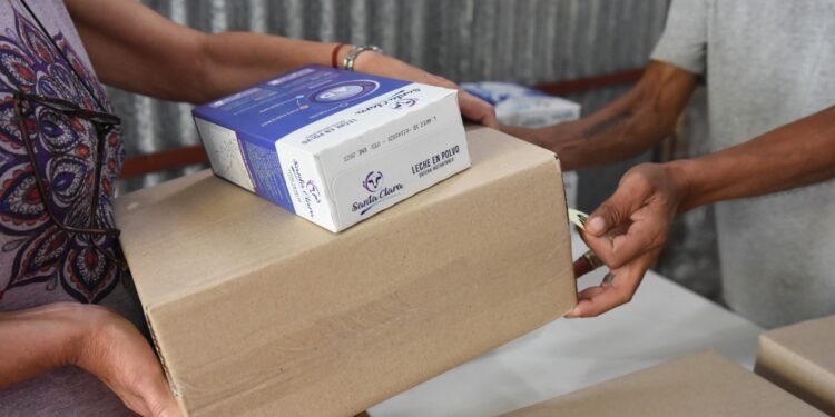 Cronograma de entrega del refuerzo alimentario de julio