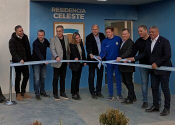 Con la presencia de «Chiqui» Tapia, Atlético inauguró la Residencia Celeste