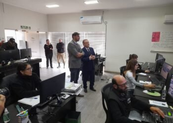 El ministro Lagna visitó otras destinadas a mejorar la prevención en seguridad