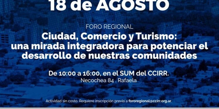 Organizan un Foro Regional de Turismo en Rafaela