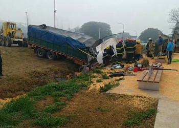 Fuerte accidente en el acceso a Pilar