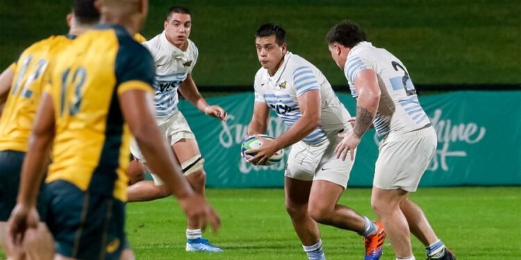 Con presencia rafaelina, agónica victoria de Los Pumitas ante Australia en el debut del Oceanía Championship