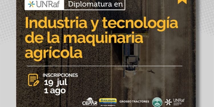 Continúan las inscripciones para la Diplomatura en Industria y Tecnología de la Maquinaria Agrícola