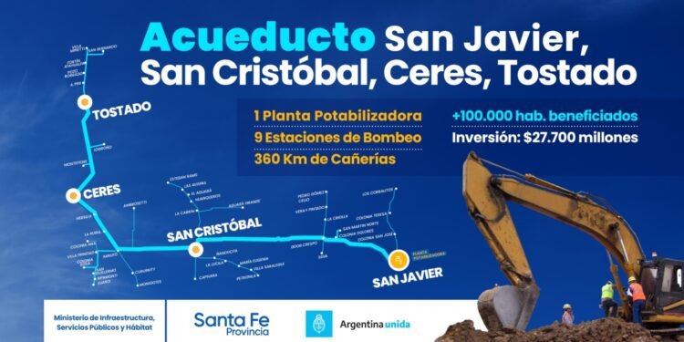 Licitan esta semana el acueducto a Tostado