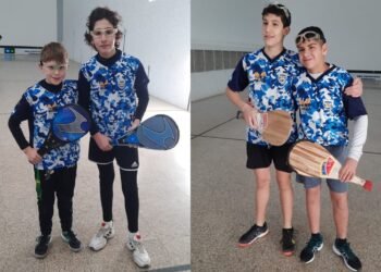 Destacada actuación de pelotaris de Atlético