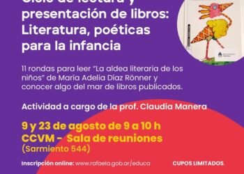 Agosto. Ciclo de lectura: Literatura, poéticas para la infancia