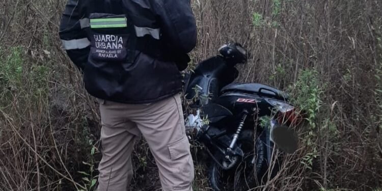 Fue recuperada una moto robada