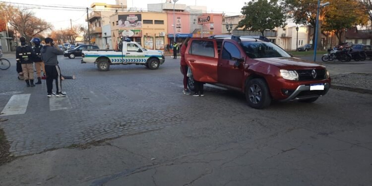 Motociclista herido tras un choque contra otro vehículo