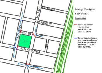 Todo preparado para la celebración de San Cayetano