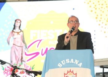 Susana tuvo un inolvidable festejo popular en su día