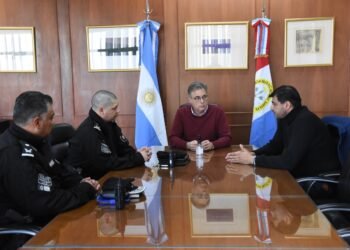 Castellano recibió a los jefes de la Regional V