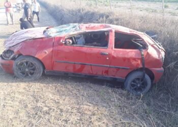 Rafaelino volcó en un camino rural de la región