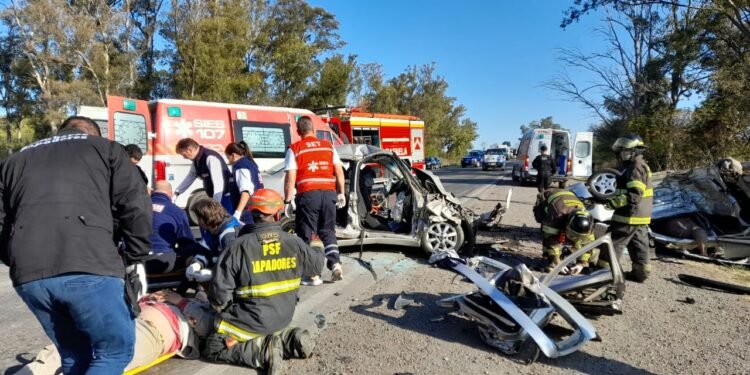 Dos rafaelinos murieron en un trágico choque en la RN 34, cerca del INTA
