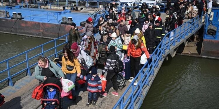 Más de 7,5 millones de refugiados ucranianos huyeron a países de la UE