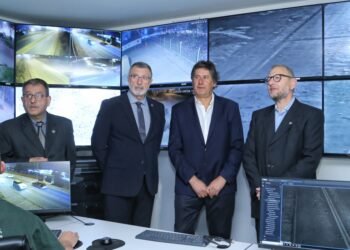 Corach y Rimoldi inauguraron la nueva Central del 911 en Funes