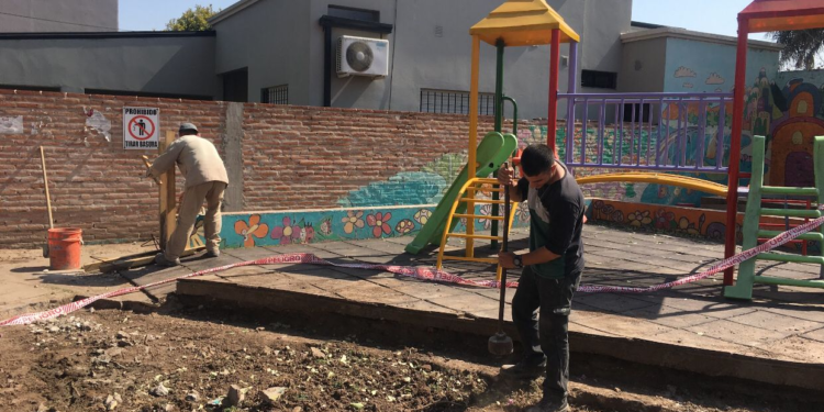 Intervinieron nuevos sectores con el plan de mejora de espacios público