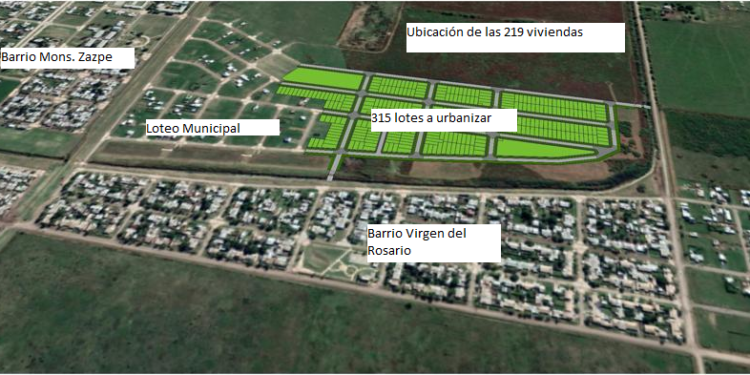 Provincia invertirá casi 2 mil millones de pesos en las 219 nuevas viviendas en Rafaela