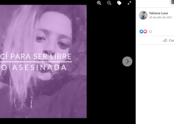 Familiares de Fabiana Luna piden investigar a su pareja