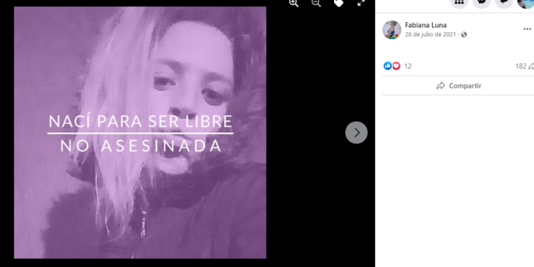Familiares de Fabiana Luna piden investigar a su pareja