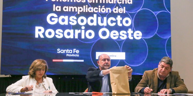 La provincia adjudicó la obra de ampliación del Gasoducto Gran Rosario