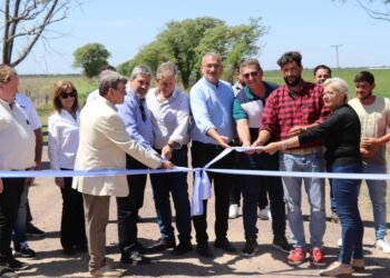Inauguraron obras de caminos rurales en Josefina y Villa San José