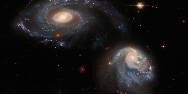 El telescopio Webb habría captado la fusión galáctica más lejana hasta ahora