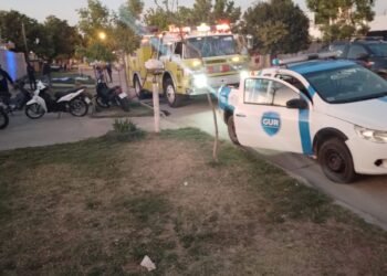 Incendio en un domicilio del Villa del Parque