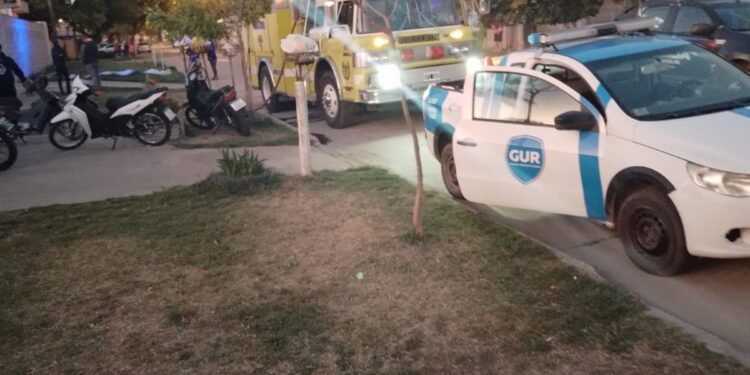 Incendio en un domicilio del Villa del Parque