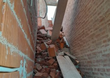 Accidente laboral pudo tener consecuencias graves