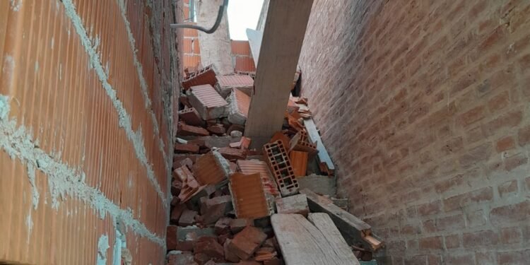 Accidente laboral pudo tener consecuencias graves