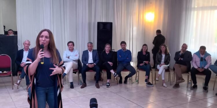 María Eugenia Vidal presidió un encuentro de JxC en Rafaela