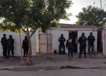 Allanamiento en Barranquitas, con un detenido que era intensamente buscado