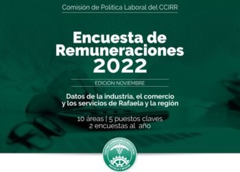 La Comisión de Política Laboral del CCIRR realiza el segundo relevamiento de la Encuesta de Remuneraciones 2022