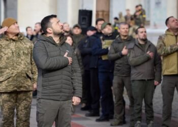 Simbólica visita de Zelenski a Jerson, aunque Rusia considera que nada cambió en la región