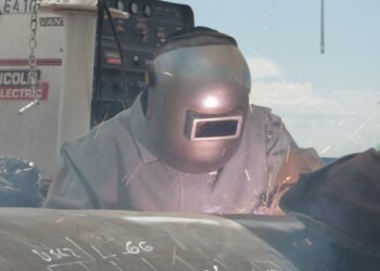 Concretaron la primera soldadura de caños del Gasoducto Néstor Kirchner