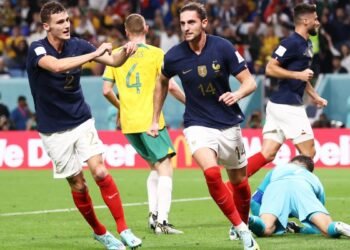 Contundente, Francia goleó a Australia en Qatar