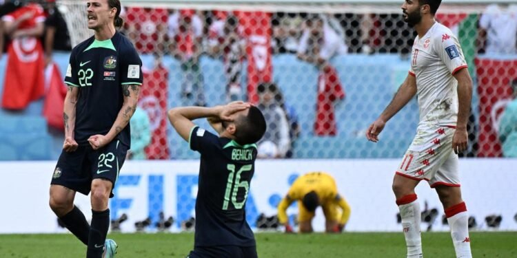 Australia venció a Túnez y se jugará el pase a octavos por el Grupo C ante Dinamarca